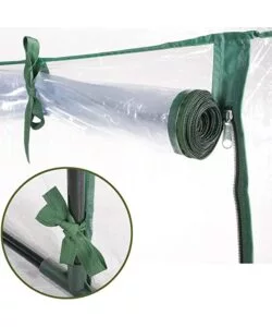 SERRA A CASETTA  CON TELO PVC SENZA RIPIANI - 140x140x197 CM - VERDELOOK